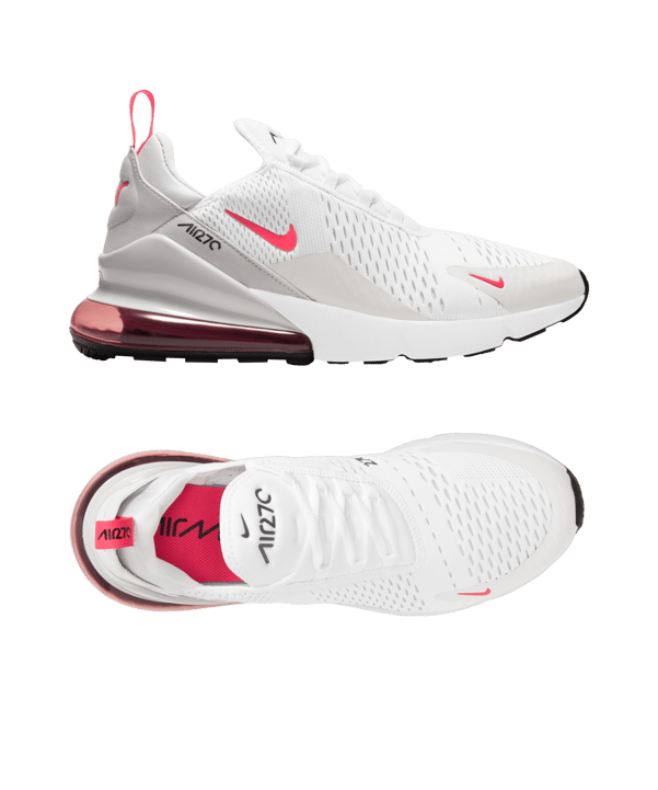 Nike Air Max 270 Weiss Rot F100 - weiss