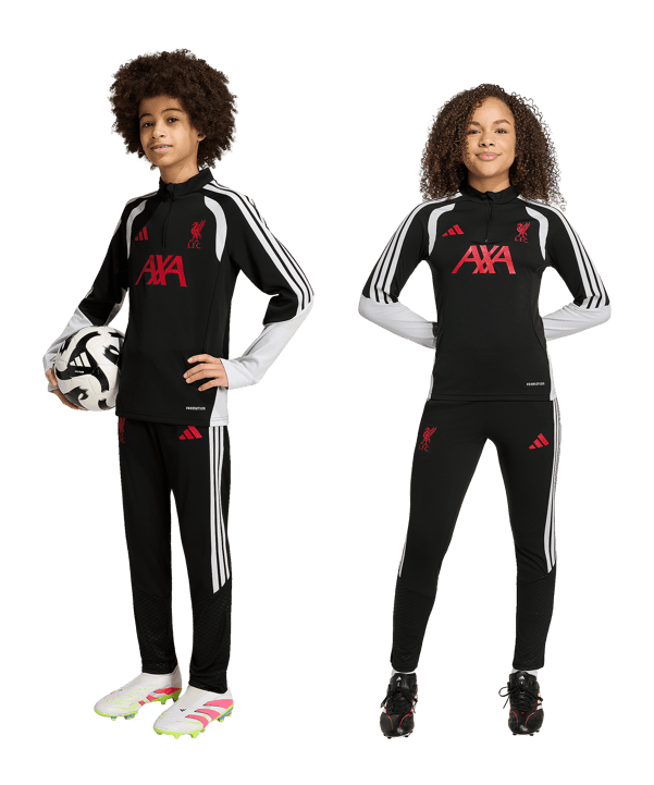 adidas FC Liverpool Tiro Pantaloni da allenamento Bambini Nero - nero