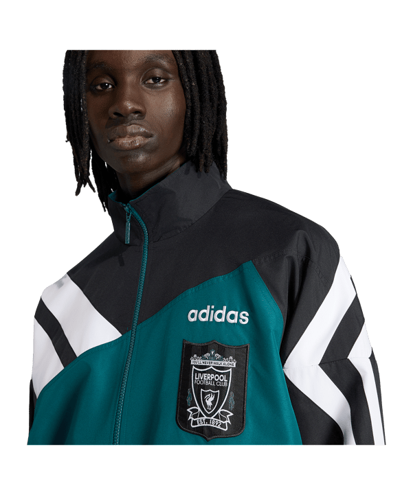adidas FC Liverpool Track Jacke 95 Grün - gruen