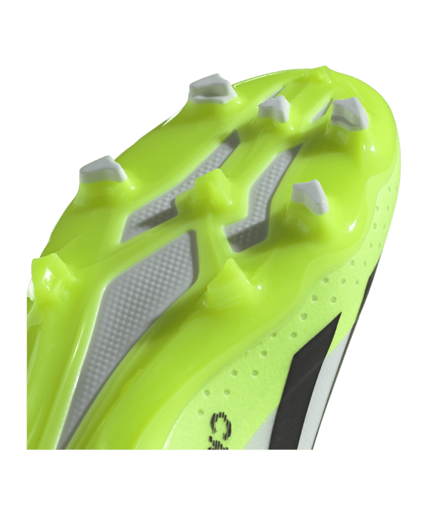 adidas X Crazyfast.3 LL FG Crazyrush Kids Weiss Schwarz Gelb - weiss