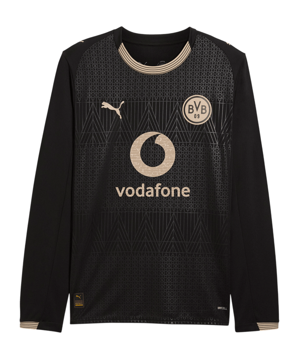 PUMA Borussia Dortmund Rote Erde Trikot langarm 2025/2026 Schwarz F23 - schwarz