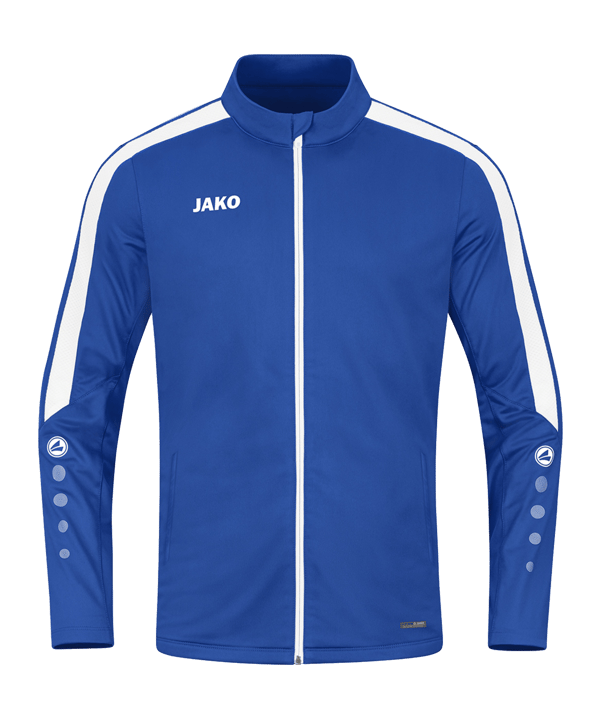 JAKO Power Polyesterjacke Damen Blau Weiss F400 - blau