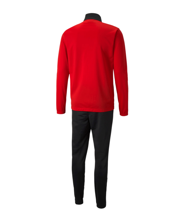 PUMA indivdualRISE Trainingsanzug Rot Schwarz F01 - rot