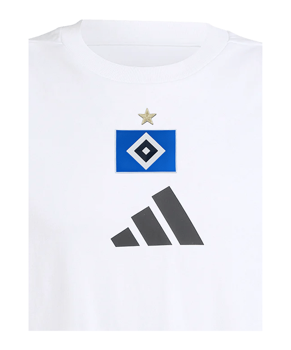 adidas Hamburger SV Presentazione Maglietta Bianco - bianco
