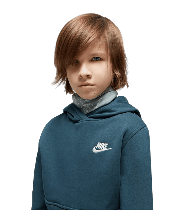 Nike Club Fleece Hoody Kids Verde C328 - verde