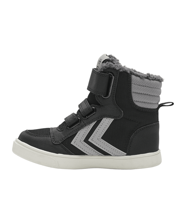 hummel stadil Super Poly Boot Mid Sneaker Kids Schwarz F2001 - schwarz