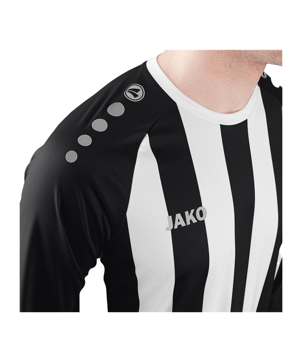 JAKO Inter Trikot Langarm Schwarz Weiss F814 - schwarz