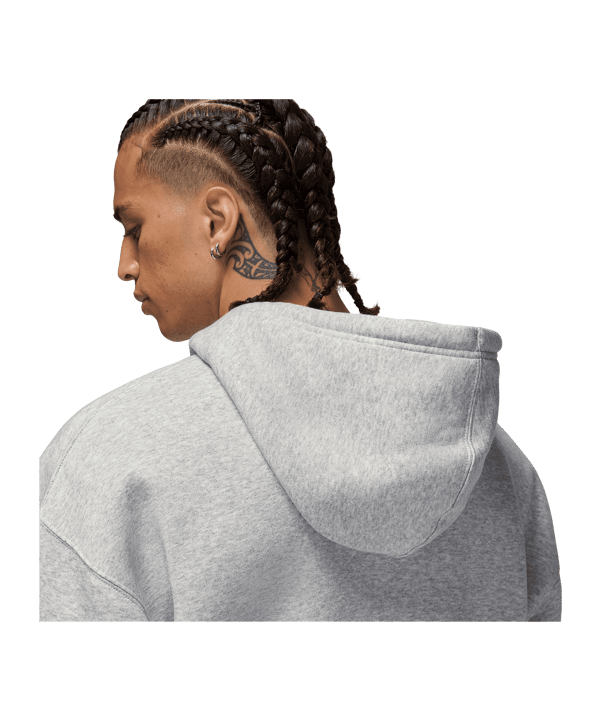 Jordan Brooklyn Oversized Kapuzenjacke Grau F050 - grau