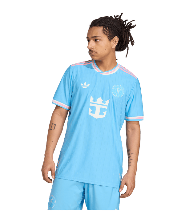 adidas Inter Miami Authentic Trikot 3rd 2025/2026 Blau - blau
