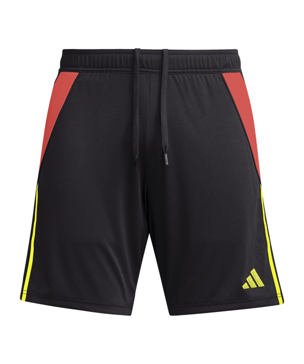 adidas Tiro 24 Short Schwarz Gelb - schwarz