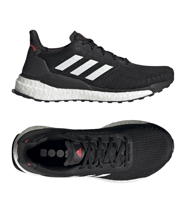 adidas Solar Boost 19 Running Damen Schwarz Weiss - schwarz
