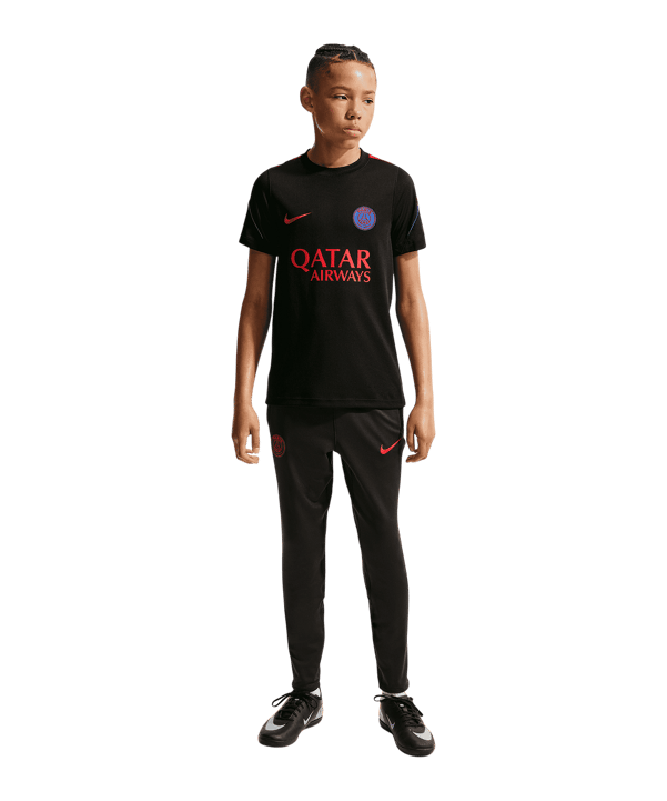Nike Paris Saint-Germain Strike Trainingsshirt Kinder Schwarz F010 - schwarz