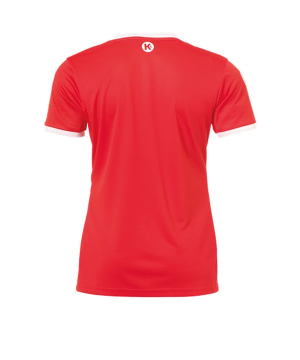 Kempa Curve Trikot T-Shirt Damen Rot Weiss F02 - rot