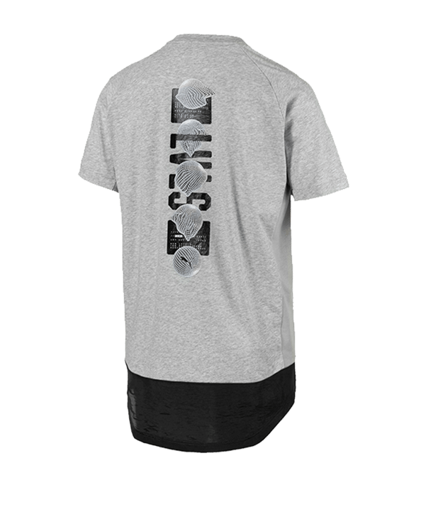 PUMA ftblNXT Casuals Graphic T-Shirt Grau F02 - grau