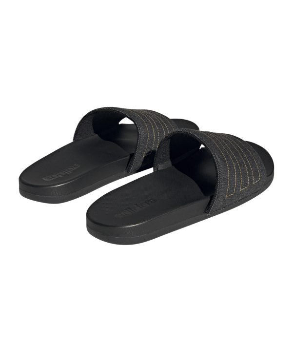 adidas Adilette Comfort Badelatsche Schwarz - schwarz