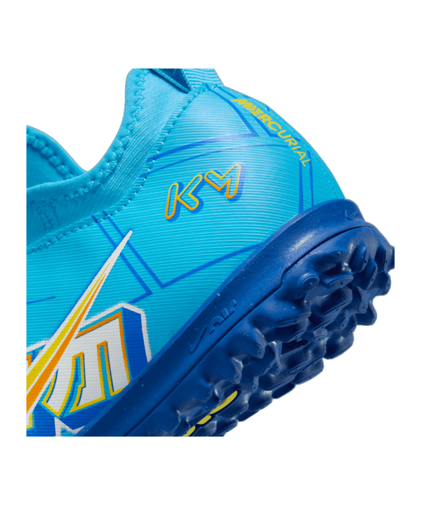 Nike Jr Air Zoom Mercurial Vapor XV Academy TF Mbappe Signature Kids Blau F400 - blau