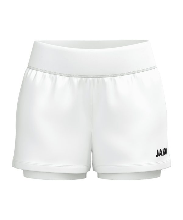 JAKO 2in1 One Short Damen Weiß F0 - weiss