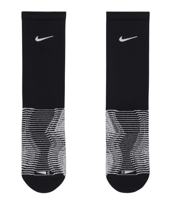 Nike Vapor Grip Crew Socken Schwarz Weiss F010 - schwarz