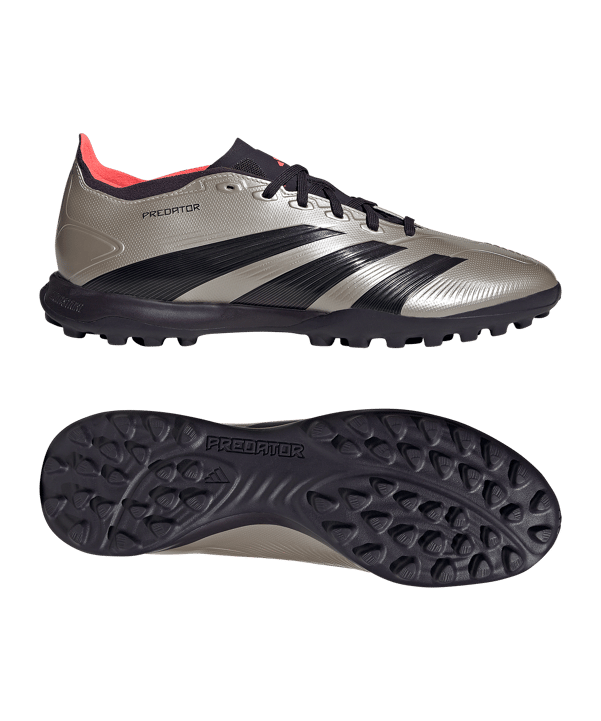adidas Predator League TF Vivid Horizon Grau Pink - grau