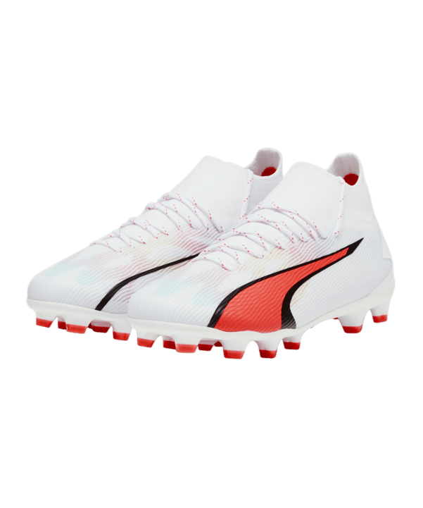 PUMA ULTRA Pro FG/AG Breakthrough Jr Kids Weiss Rot F01 - weiss