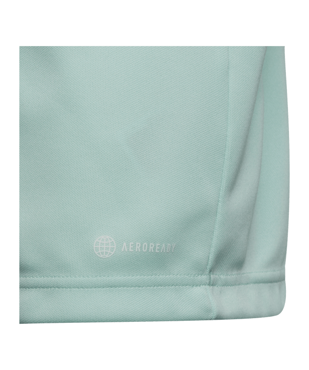 adidas Entrada 22 HalfZip Sweatshirt Kids Türkis - tuerkis
