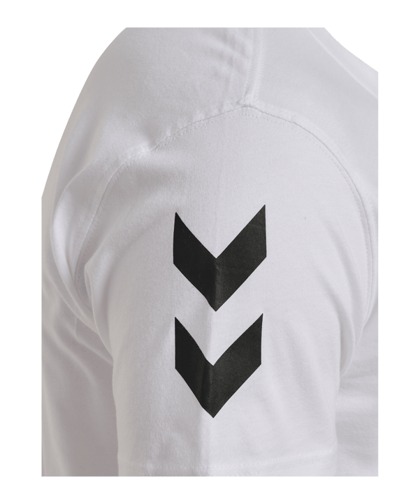Hummel Go 2.0 Chevron T-Shirt Weiß F9001 - weiss