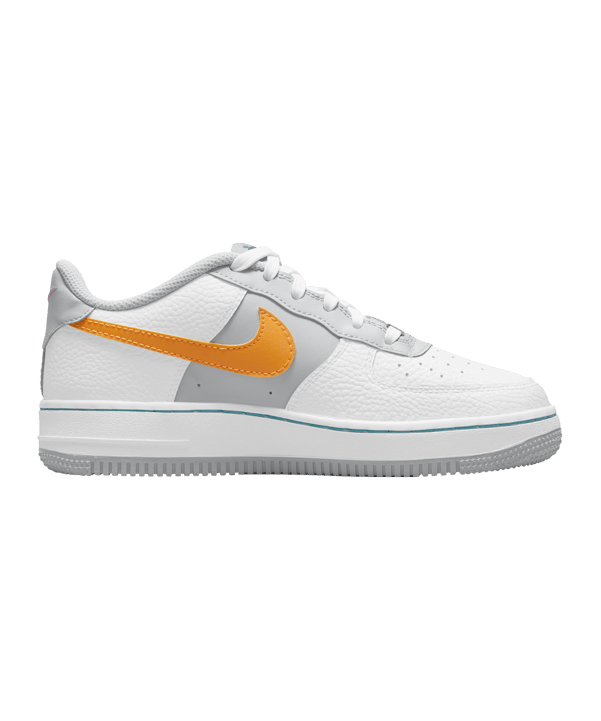 Nike Air Force 1 LV8 Kids (GS) Weiss Blau F100 - weiss