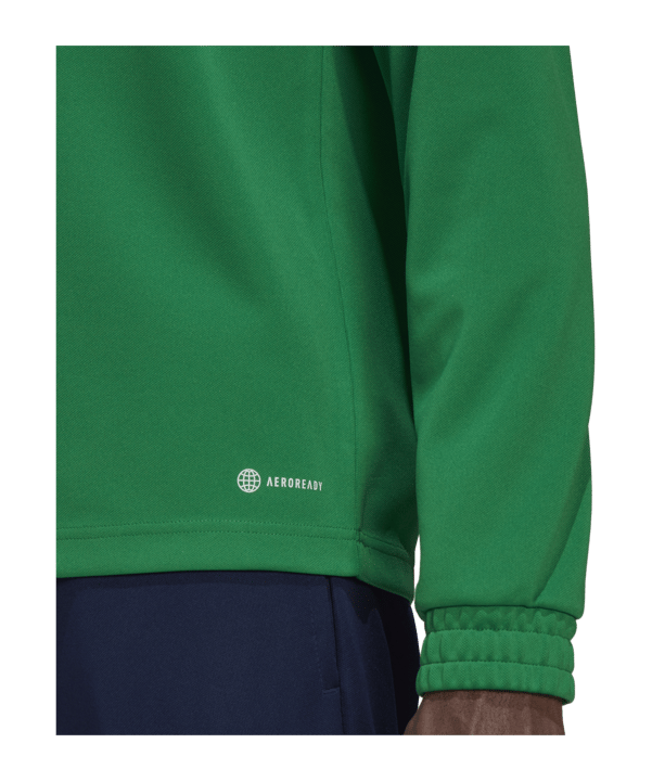 adidas Entrada 22 HalfZip Sweatshirt Grün - gruen