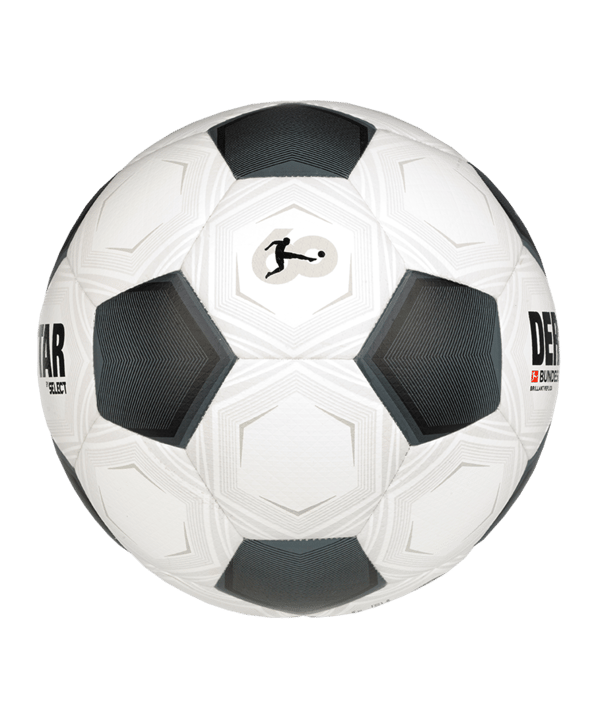 Derbystar Bundesliga Brillant Replica Classic v23 Trainingsball Weiss Schwarz F023 - weiss