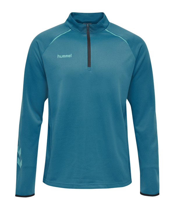 Hummel hmlAUTHENTIC Pro HalfZip Sweatshirt F8745 - blau