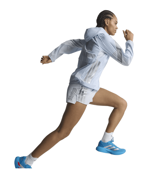 adidas Adizero Ekiden Giacca da running Donna Argento - argento