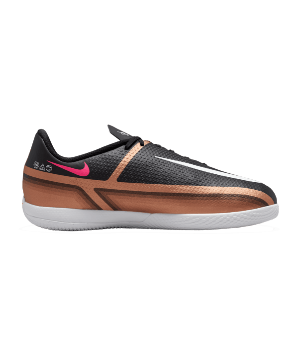 Nike Jr Phantom GT2 Academy IC Halle Generation Kids Gold Schwarz F810 - gold