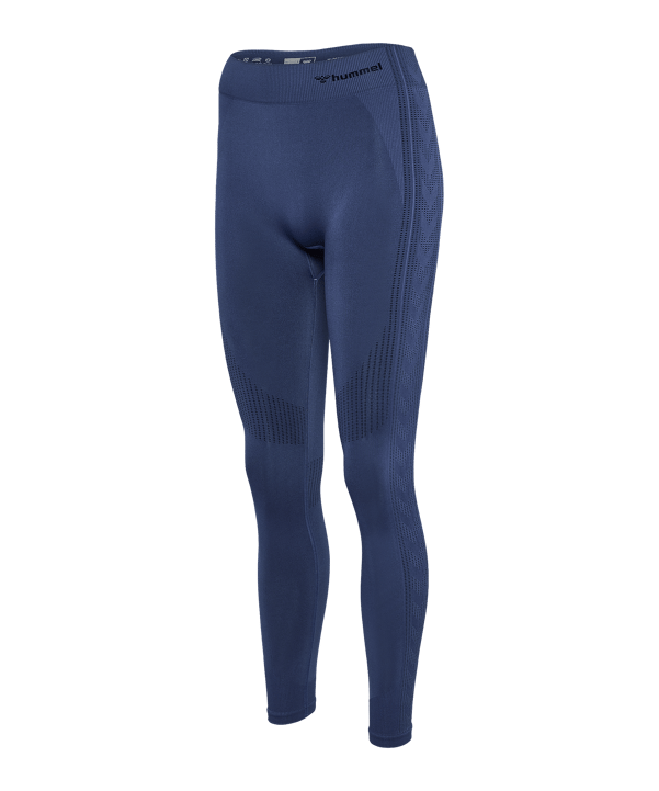 Hummel Mt Shaping Seamless MW Tight Damen Blau F7507 - blau