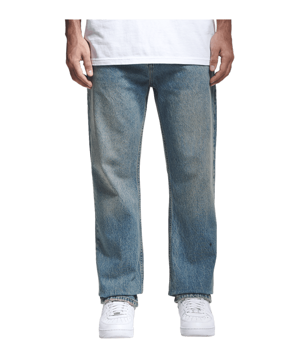 2Y Studios Gabrie Basic Straight Jeans Hose Blau