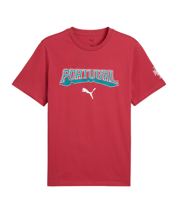 PUMA FPF Portugal FtblCulture T-Shirt Rot F27 - rot