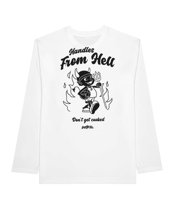 Bucketz Handles From Hell Sweatshirt Weiss - weiss