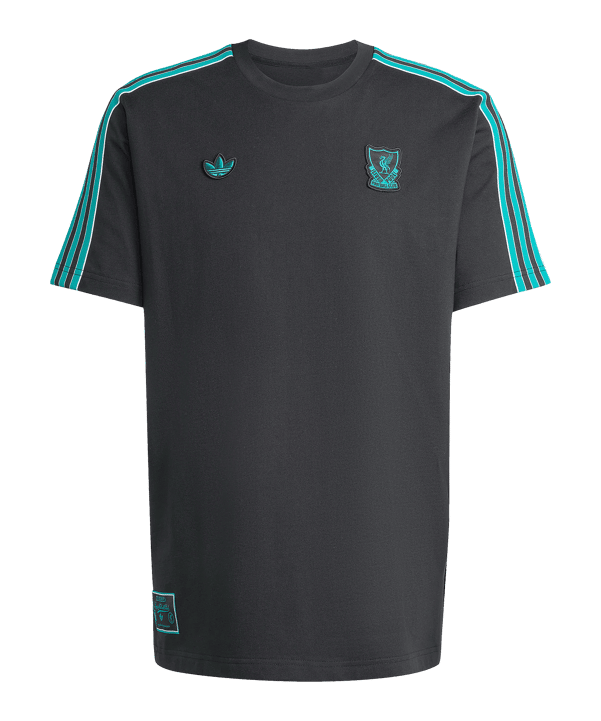 adidas FC Liverpool Icon T-Shirt Schwarz - schwarz