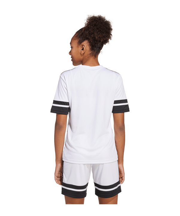 adidas Squadra 25 Trikot Kids Weiß Schwarz - weiss