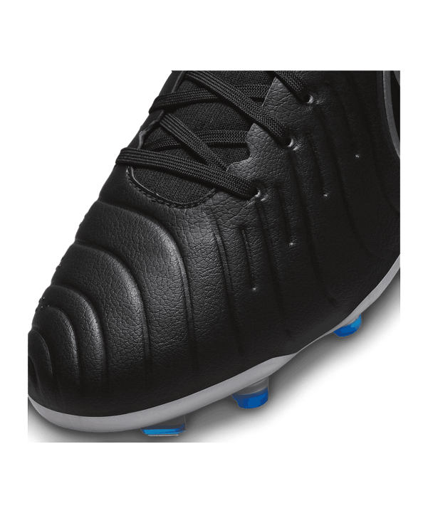 Nike Tiempo Legend X Pro FG Shadow Schwarz Silber Blau F040 - schwarz