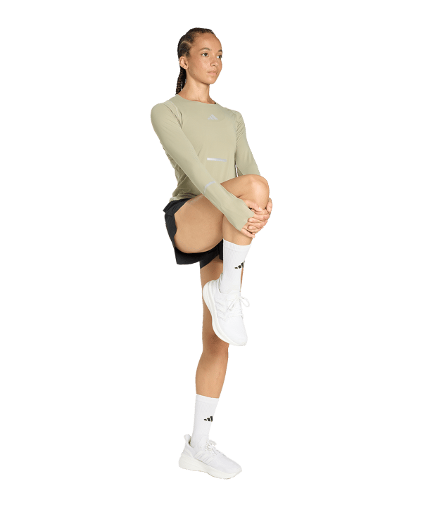 adidas adi365 Climacool Longsleeve Manica Lunga Donna Grigio - grigio