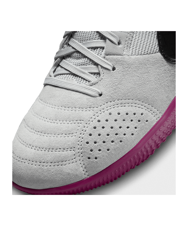 Nike Streetgato IC Halle Grau Braun Weiss F021 - grau
