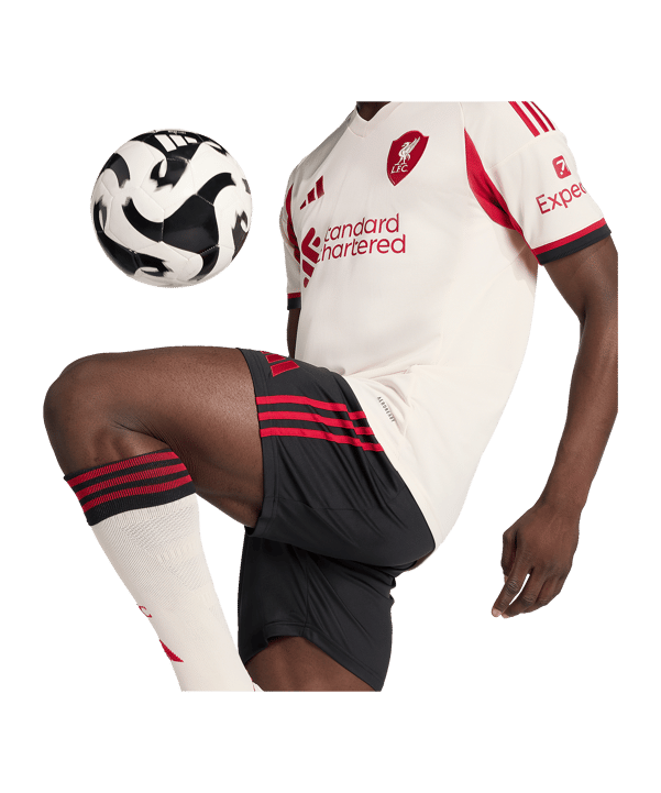 adidas FC Liverpool Short Away 2025/2026 Schwarz - schwarz