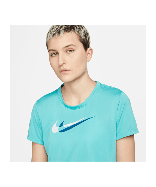 Nike Dri-FIT Swoosh T-Shirt Running Damen F392 - gruen