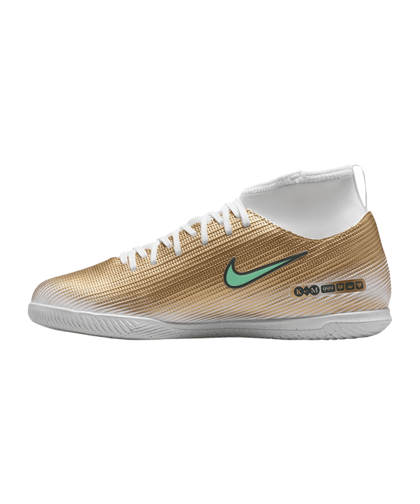 Nike Jr Air Zoom Mercurial Superfly XI Club IN Kylian Mbappe Enfants Gold C701 - doré