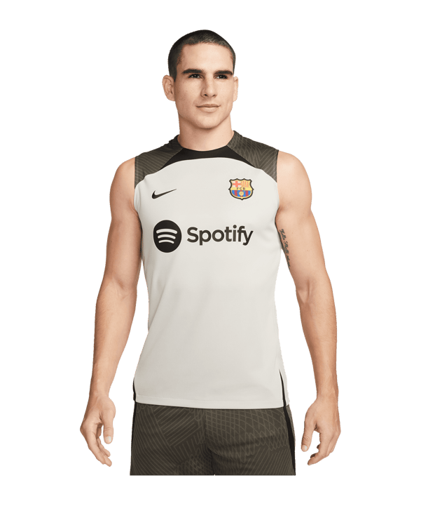 Nike FC Barcelona Trainingsshirt Beige F222 - beige