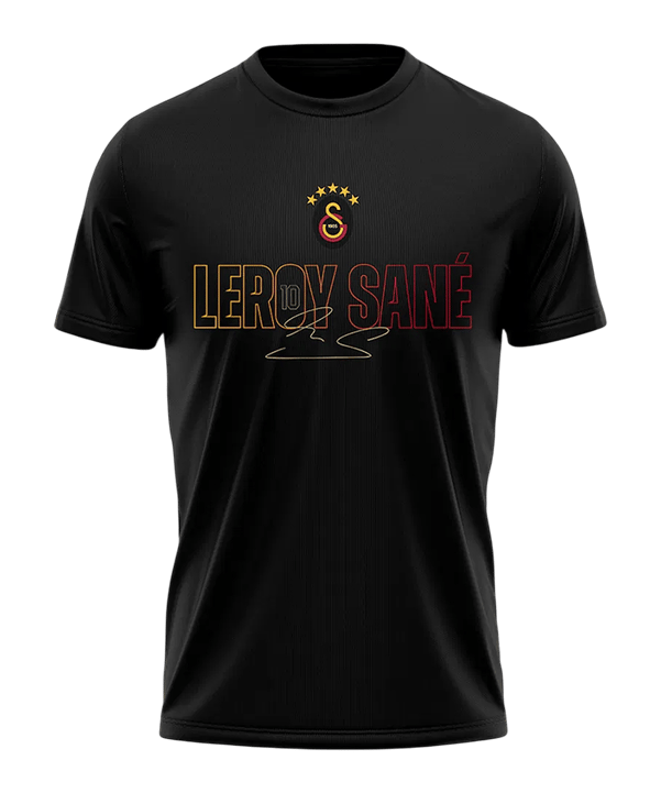 Galatasaray Istanbul Leroy Sane T-Shirt Schwarz - schwarz