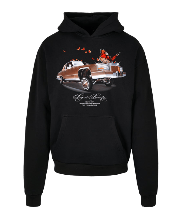 Mister Tee Pimp a Butterfly O Hoody Schwarz - schwarz