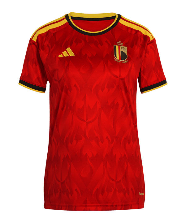 adidas Belgien Trikot Home WM 2026 Damen Rot - rot