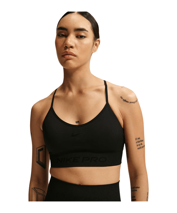 Nike Dri-Fit Seamless Brassières Femmes Noir C010 - noir