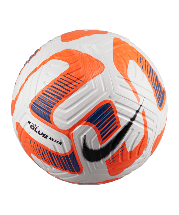 Nike Club Elite Trainingsball Weiss Orange F100 - weiss